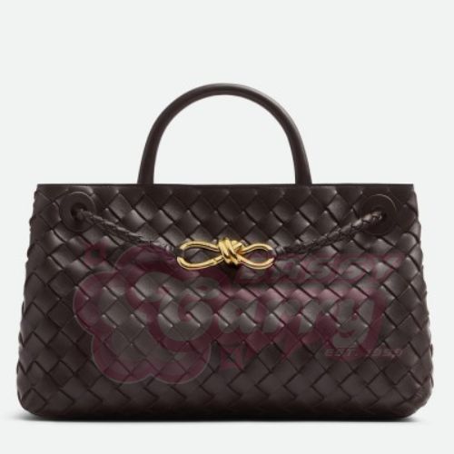 Bottega Veneta Andiamo Small East/West Bag In Fondant Intrecciato Lambskin