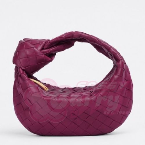 Bottega Veneta BV Jodie Mini Bag In Cinnabar Intrecciato Lambskin