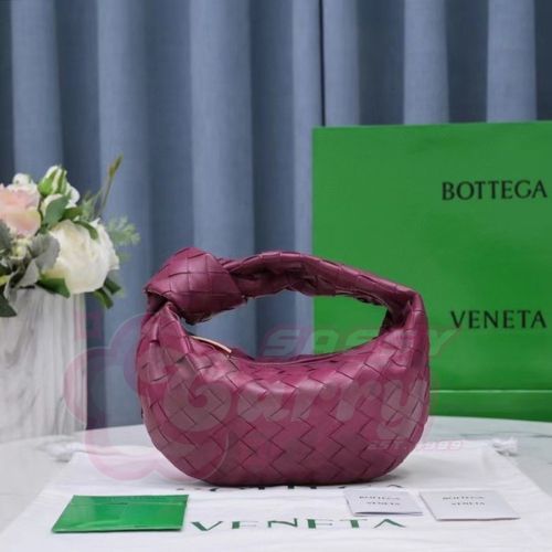 Bottega Veneta BV Jodie Mini Bag In Cinnabar Intrecciato Lambskin