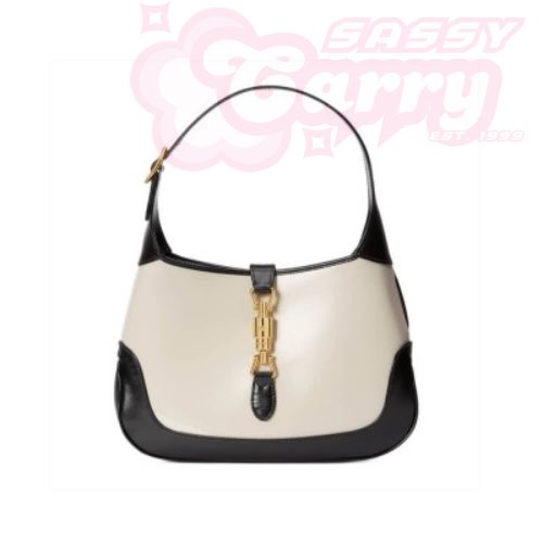 Gucci Jackie 1961 Small Shoulder Bag in White Leather