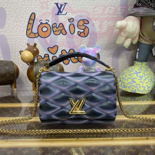 Louis Vuitton GO-14 MM Bag Black/Pink