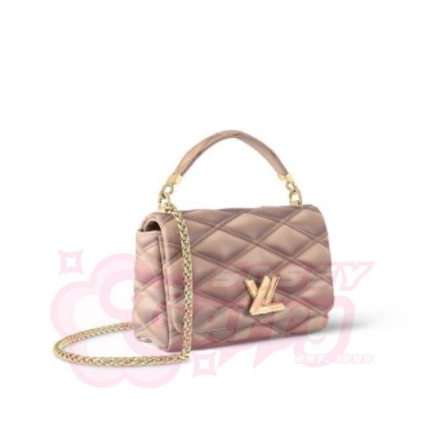 Louis Vuitton MM Bag Beige/Pink