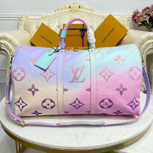 Louis Vuitton Keepall Bandouliere 50 Sunrise Pastel